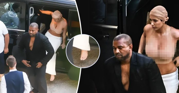 Kanye West Dan Istri Pakai Pakaian Tak Senonoh Di Italia