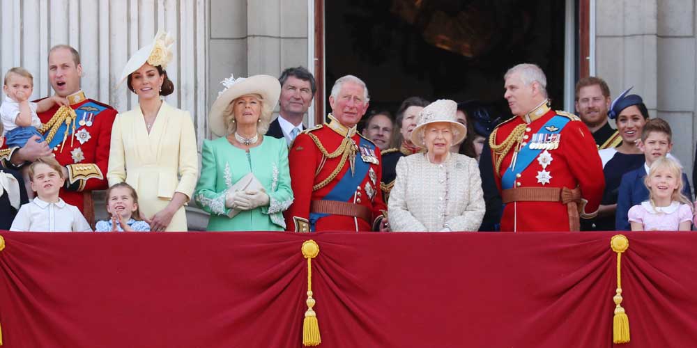 posisi meghan markle di trooping the colour 2019
