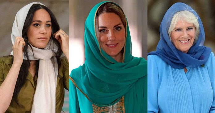 keluarga anggota kerajaan inggris kerudung hijab royal family
