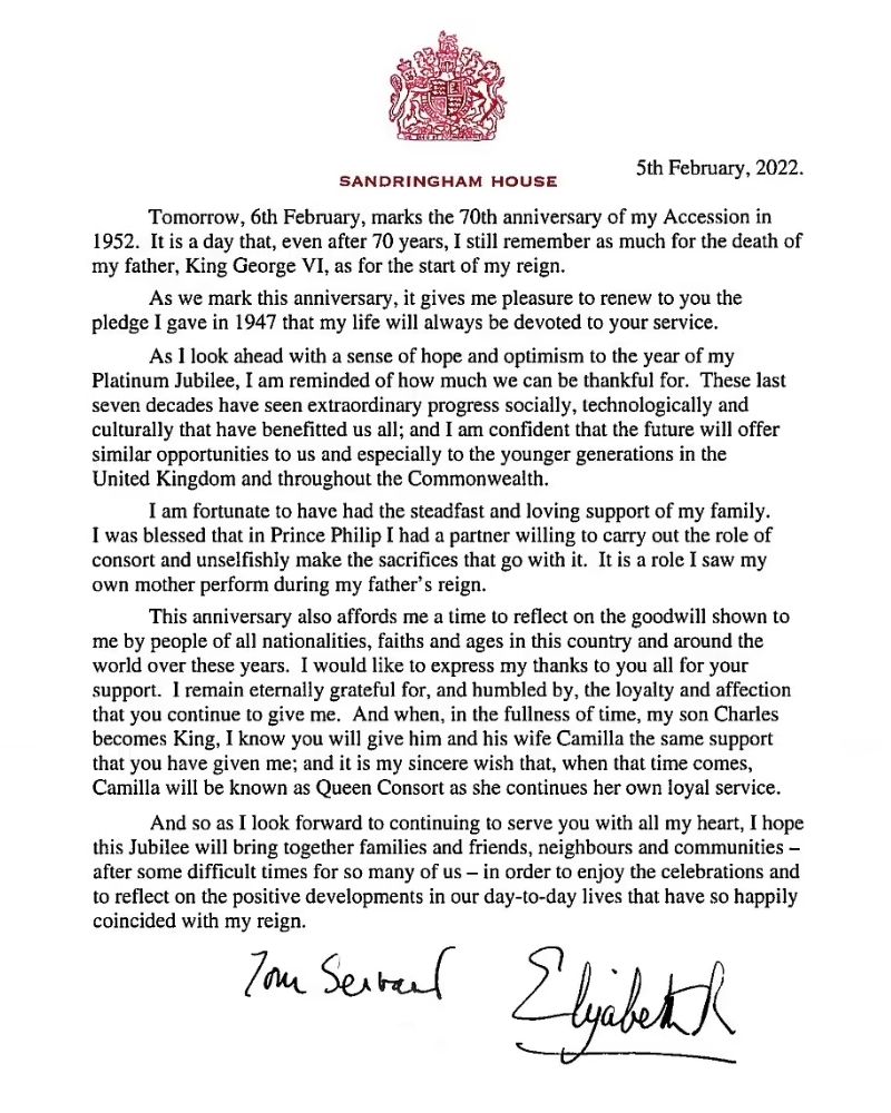 surat resmi kerajaan inggris
