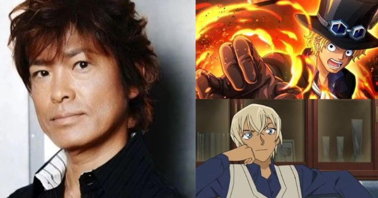 Pengisi suara anime One Piece dan Detective Conan, Toru Furuya, mengundurkan diri menyusul skandal perselingkuhan dirinya bersama penggemar. (Foto: Kolase)