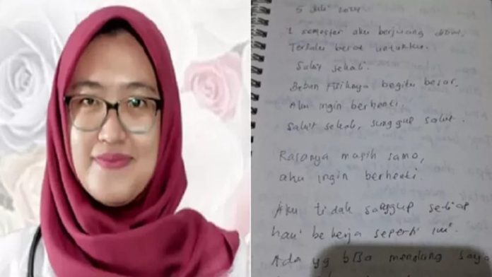 Begini Isi Diary Dokter PPDS Undip Sebelum Bunuh Diri