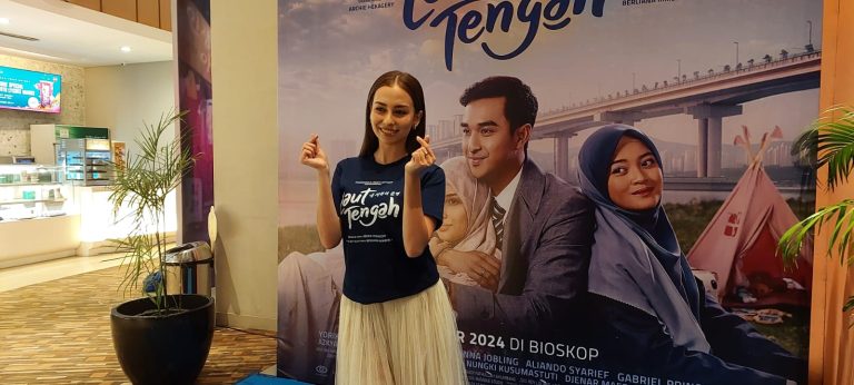 Aktris asal Malaysia, Anna Jobling kembali membintangi film terbaru di Indonesia yang berjudul 'Laut Tengah'. (Foto: Anges/Nyata)