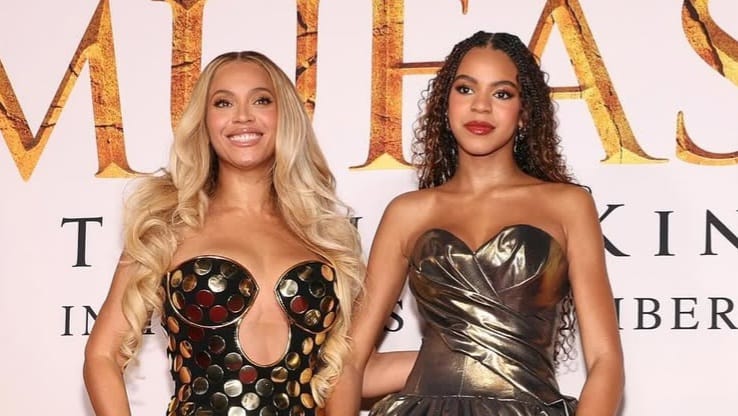 Gaun Emas Anak Beyonce Curi Perhatian di Premiere Film ‘Mufasa’