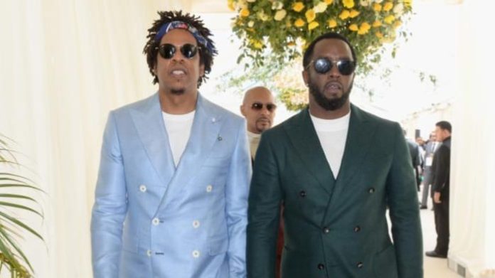 Jay Z dan Sean Diddy Combs. Foto: Dok. Getty Images via Page Six