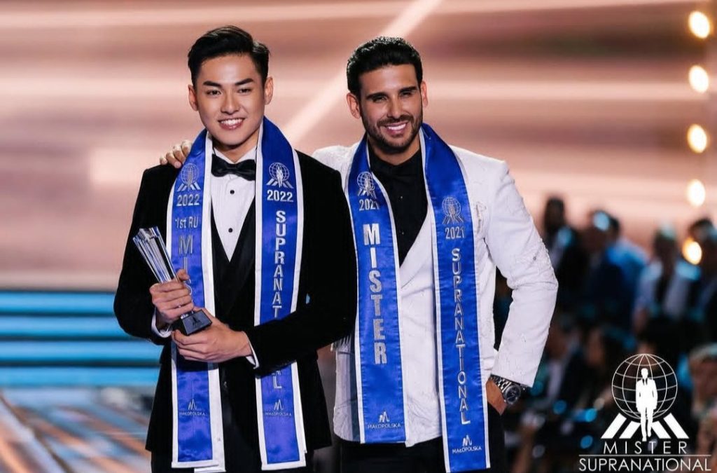 Saat mengikuti ajang Mister Supranational 2022 (Foto: Instagram/matthewgilbertw)